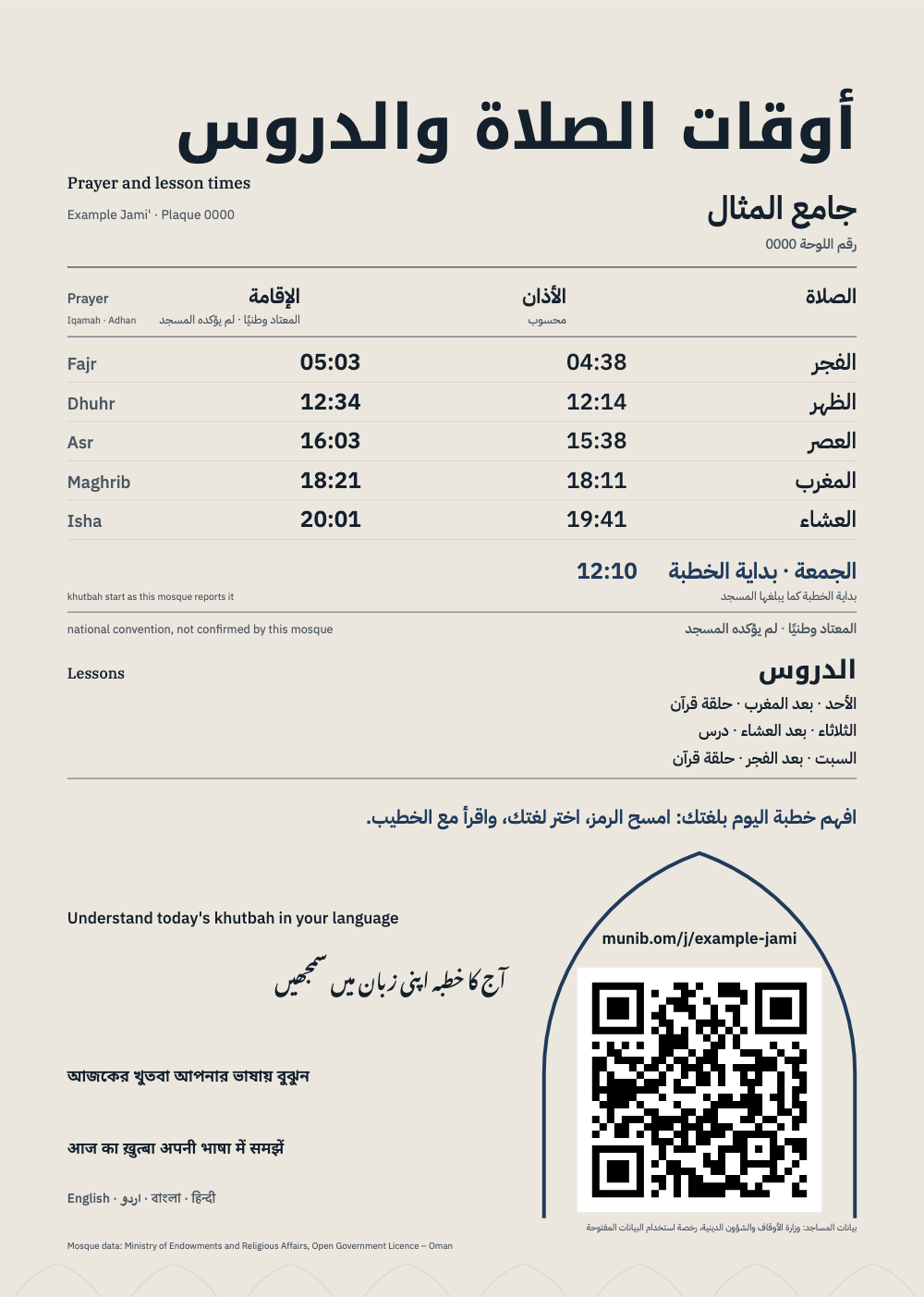 إشعار المدخل